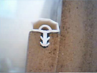 Wooden door seal (chute-type)